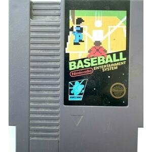 NES Nintendo Game Baseball Classic cartridge  vtg untested AS IS 1985